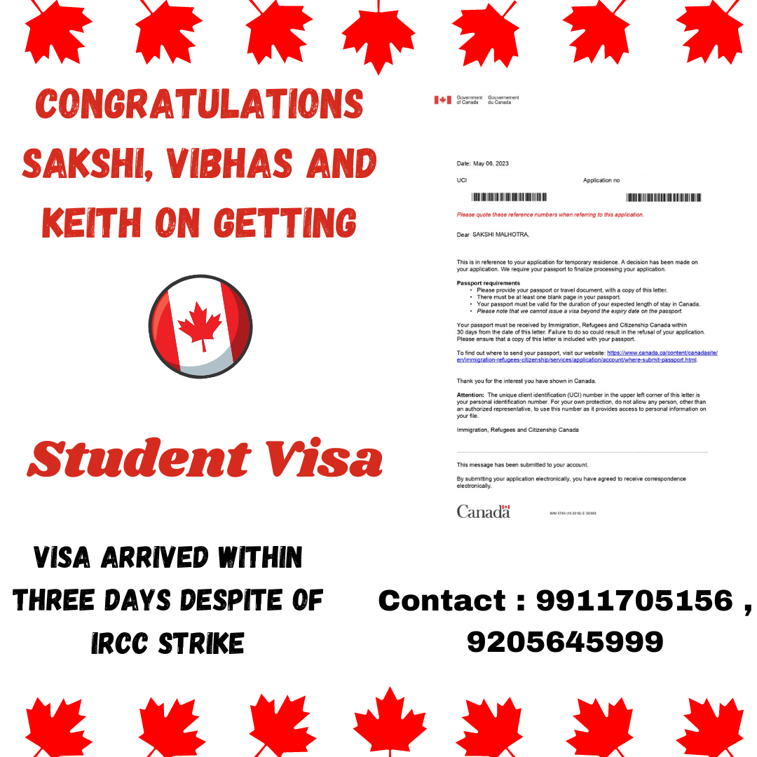 Visas Recieved